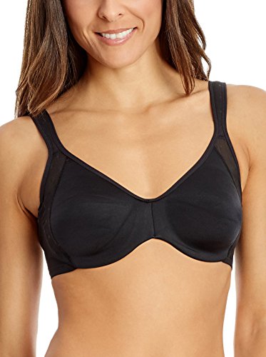 Playtex APP01P4, damski biustonosz minimiser, Czarny, 85F