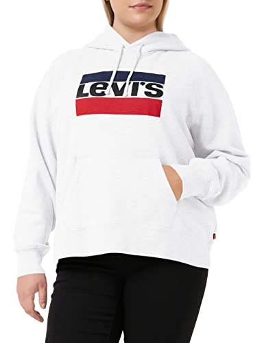 Levi's Damska bluza z kapturem Graphic Sport, Sportswear Hoodiee Marshmallow, XS