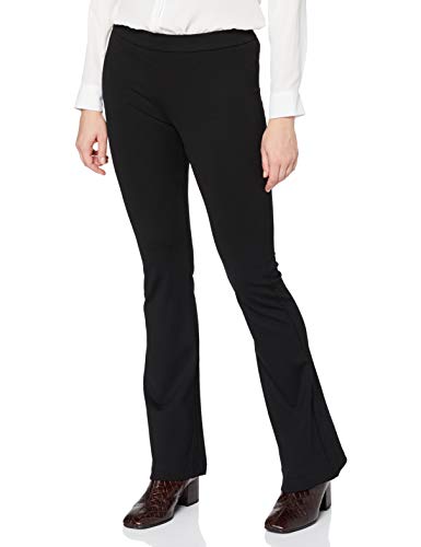 VERO MODA Spodnie damskie VMKAMMA Flared Fit XS S M L XL czarne - rozciągliwa bawełna, czarny, M