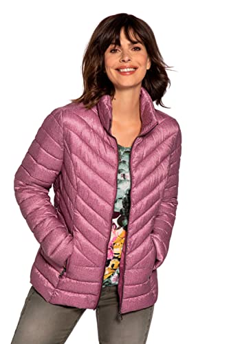 GINA LAURA Damska kurtka pikowana o wyglądzie nadruku, czerwony (ciemny róż 75050952), L