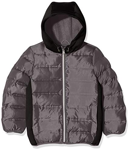 United Colors of Benetton Płaszcz chłopięcy, Szary (Grigio 27b), 170 cm