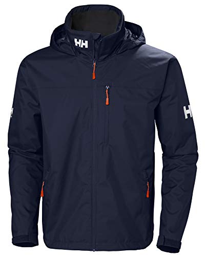 Helly Hansen Męska kurtka z kapturem Crew wodoodporna i wiatroszczelna, oddychająca