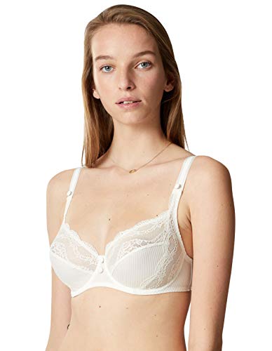 Maison Lejaby Damski biustonosz z fiszbinami, kość słoniowa (Lys 801), 70G