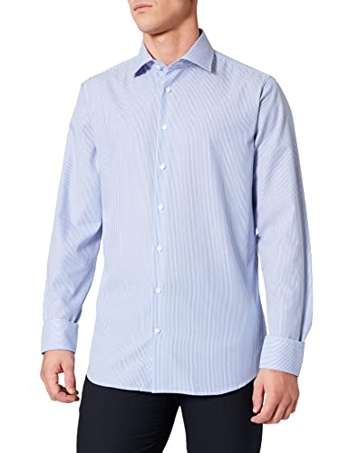 Seidensticker Męska koszula biznesowa Shaped Fit koszula biznesowa