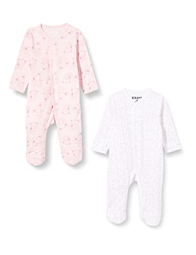 Care Śpioszki dla dziewczynki, 2 sztuki, różowe (Old Rose 556), 0-3 miesiące (rozmiar producenta: 56)