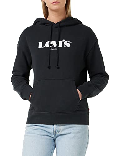 Levi's Damska bluza z kapturem Graphic Standard Hoodie, Bluza z kapturem New Logo Ii Caviar, XXS