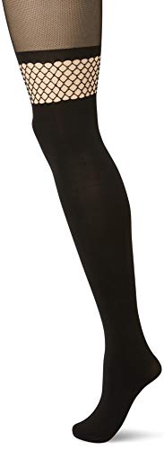 Hudson Net Miracle rajstopy damskie, 85 DEN, czarne (Black 0005), 42 (42/44)