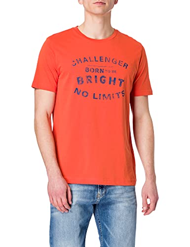 camel active T-shirt męski 4096465T08, pomarańczowy, M