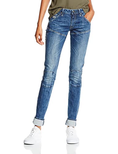 G-STAR RAW Damskie spodnie jeansowe 5620 Mid Skinny Wmn-Nippon Superstretch, Niebieski (Medium Aged Antic 60881-7899-6348), 24W / 32L