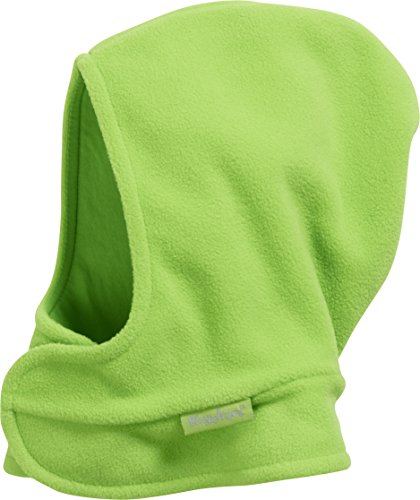 Playshoes Unisex dziecięca czapka polarowa z zapięciem na rzepy, miękka i oddychająca czapka, zielony, 47/49 cm
