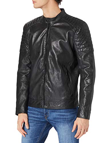 Strellson Premium Męska kurtka skórzana Strellson