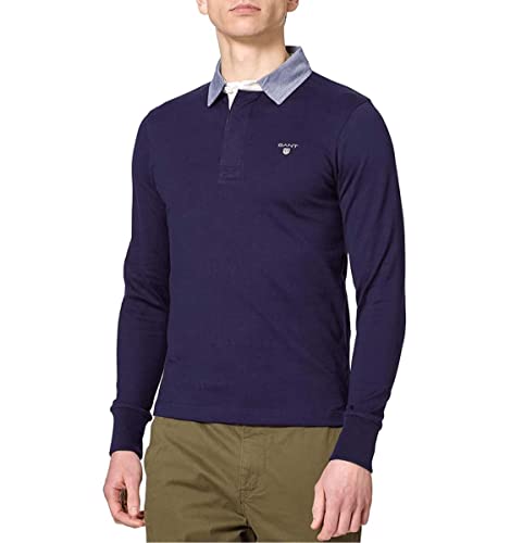 GANT The Original Heavy Rugger męska koszulka polo, niebieski (Evening Blue 433), M