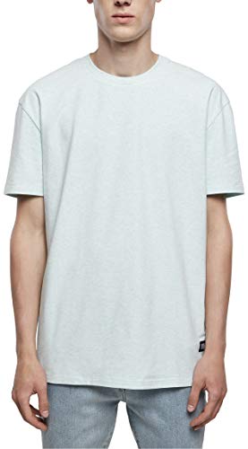 Urban Classics Męski T-shirt Oversize Melange Tee szeroki krój dla mężczyzn dostępny w 2 kolorach, rozmiary S - 5XL, Aqua Melange, 5XL