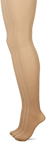Goldenlady Damskie pończochy Hold-Up 40 DEN (opakowanie 3 szt.), Brązowy (Daino 334b), S