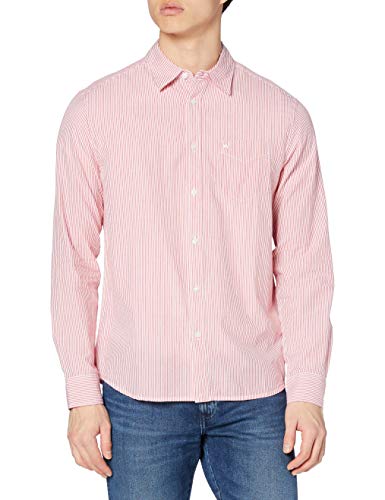 Wrangler Koszulka męska z kieszeniami, czerwony (True Red), XL