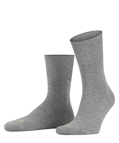 FALKE Uniseks Skarpety Run U SO Bawełna jednokolorowe 1 Para, Szary (Light Grey 3400), 39-41