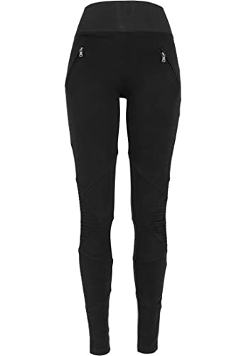 Urban Classics Damskie legginsy sportowe Interlock High Waist czarne (czarne) Large