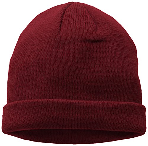 MSTRDS Czapka z dzianiny unisex Short Cuff Knit Beanie, czerwony (maroon 5033), jeden rozmiar