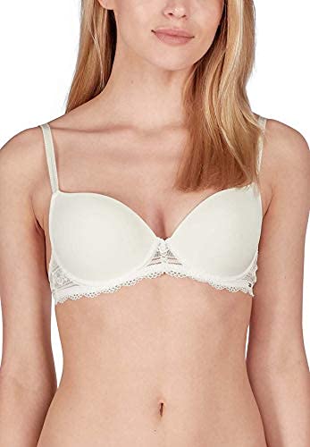 HUBER Damski biustonosz push-up, Ivory, 80A