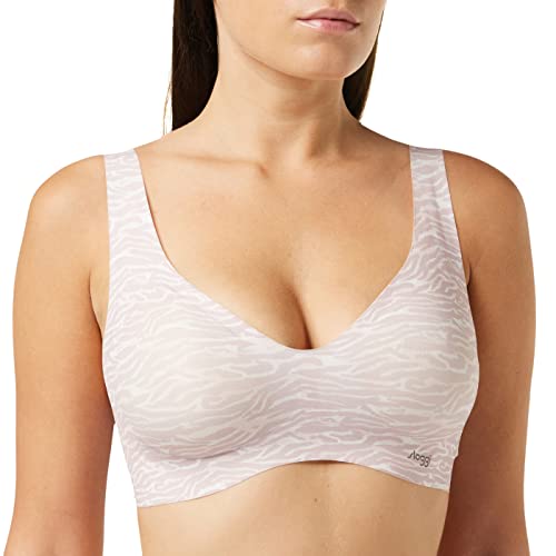 Sloggi Damski Zero Feel Print Ex Biustonosz, Cielisty, S