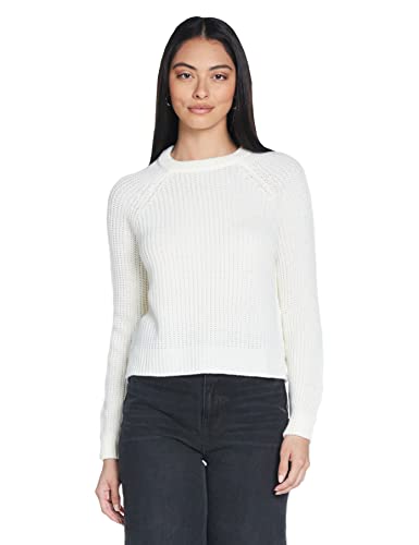 VERO MODA Damski sweter Vmlea Ls O-Neck Raglan Blouse Pi Noos, Cloud Dancer, XL