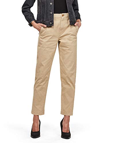 G-STAR RAW Page Boyfriend Chino Pants damskie spodnie, beżowy (Carton Gd D17269-c096-b588), 31W / 34L