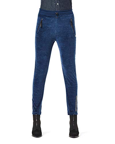 G-STAR RAW Fabric Mix Tapered damskie spodnie do biegania, Wielokolorowy (Kobalt Htr D18565-c536-c104), S