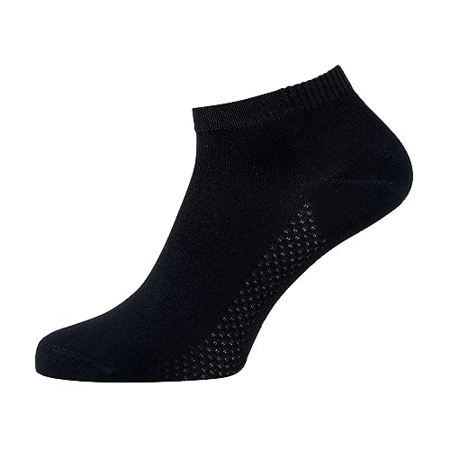 Nur Der Mężczyźni Skarpety męskie Air Active Sneaker Socke Skarpety Do Sneakersów, Czarny, 43/46 EU
