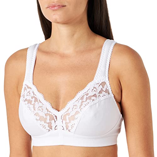 Damart Damski biustonosz Soutien-Gorge Maintien na co dzień, Biały (Blanc 01010), 90B (Producent Rozmiar: 105B)