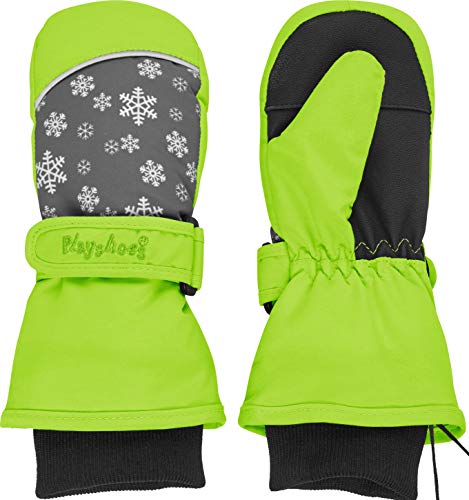 Playshoes Unisex dziecięce rękawiczki 422033, 29 - zielone, 1 (ok. 1-2 lat), 29 - zielony, 1-2 lat