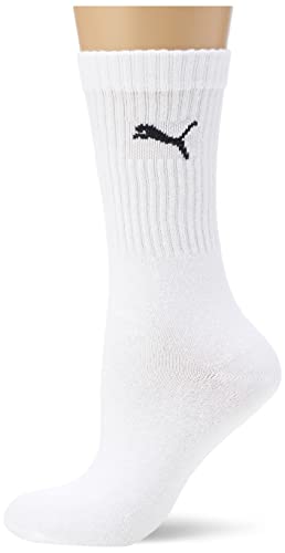 PUMA Unisex Crew skarpety (3 sztuki), biały, 49 EU