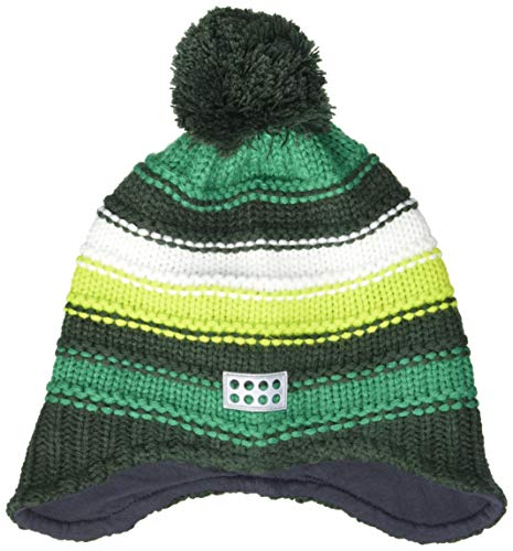 Lego Wear Czapka beanie uniseks dla dzieci Lwaripo-Strick, 871 Dark Green, 48 cm