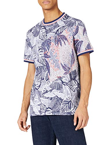 Desigual T-shirt męski Ts_cadmo, niebieski, XL