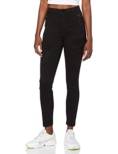 G-STAR RAW Damskie spodnie High G-Shape Cargo Skinny, czarne (dk black gd D18051-C106-B564), 24 W / 30 L, Czarny (Dk Black Gd D18051-c106-b564), 24W / 30L
