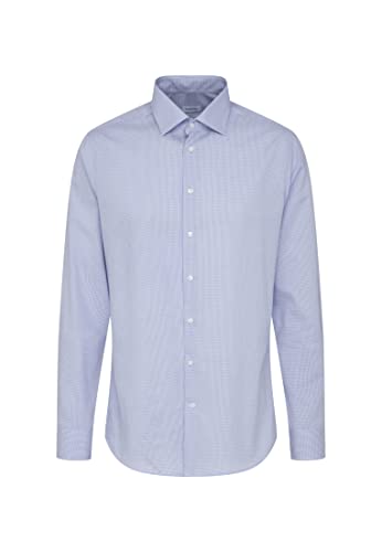 Seidensticker Męska koszula biznesowa Slim Fit, niebieski (jasnoniebieski 12), 42