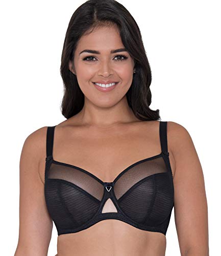 Curvy Kate Damski biustonosz Victory Balkon na co dzień, Czarny, 70K