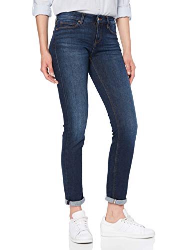 Tommy Hilfiger Women's MILAN Spodnie Damskie, Niebieski (Absolute Blue Wash 420), W32/L32