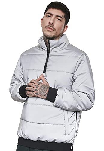 Urban Classics Kurtka męska Reflective Pull Over Jacket, srebrny (Silver 00473), M
