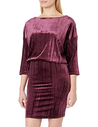 BlendShe Damska sukienka imprezowa Crush L Dr, Fioletowy (Winetasting 20252), S