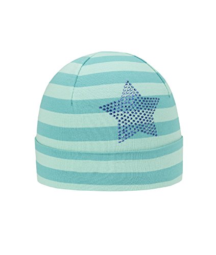 Döll Dziewczęca czapka garnkowa Jersey czapka, niebieski (Pool 3255), 49 cm