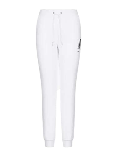 Armani Exchange Damskie spodnie sportowe Icon Project Jogger, biały, L