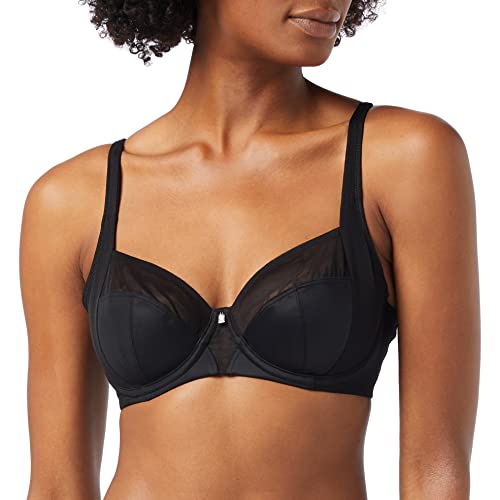 Triumph Biustonosz damski z fiszbinami, Czarny, 85C