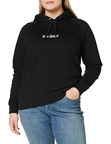 Lee Damska bluza z kapturem, czarny, 3XL