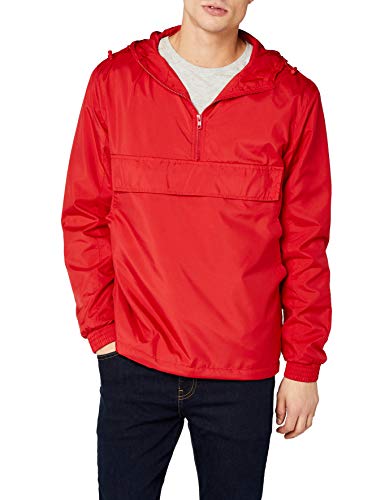 Urban Classics Basic Pull Over Jacket Kurtka Mężczyźni , ognisty czerwony , M