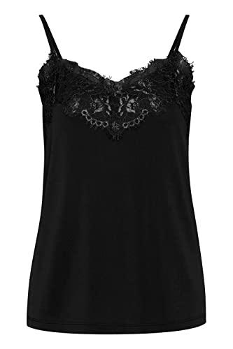 ICHI Top damski, czarny (Black 10011), M
