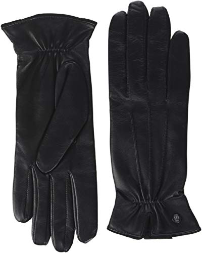 Roeckl Damskie klasyczne marszczone rękawiczki, czarne (Black 000), 6.5 (rozmiar producenta: 6, 5), czarny (Black 000), 6.5 (Herstellergröße: 6, 5)