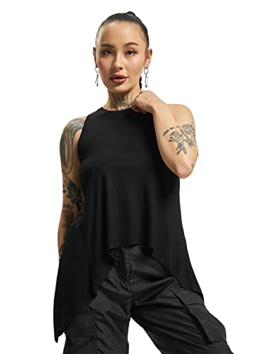 Urban Classics Damski top Hilo z wiskozy, czarny (czarny 7), S