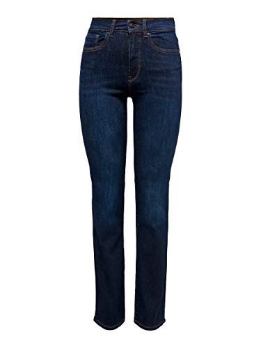 ONLY dżinsy damskie, niebieski (Dark Blue Denim), 28