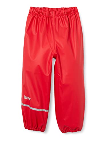 CareTec Dziecięce spodnie przeciwdeszczowe (różne kolory), czerwone (Red 402), 122