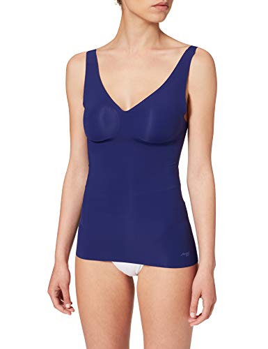 sloggi Damski biustonosz Zero Feel Bra Shirt EX BH Shirt, True Navy, L, Niebieski atrament, XS